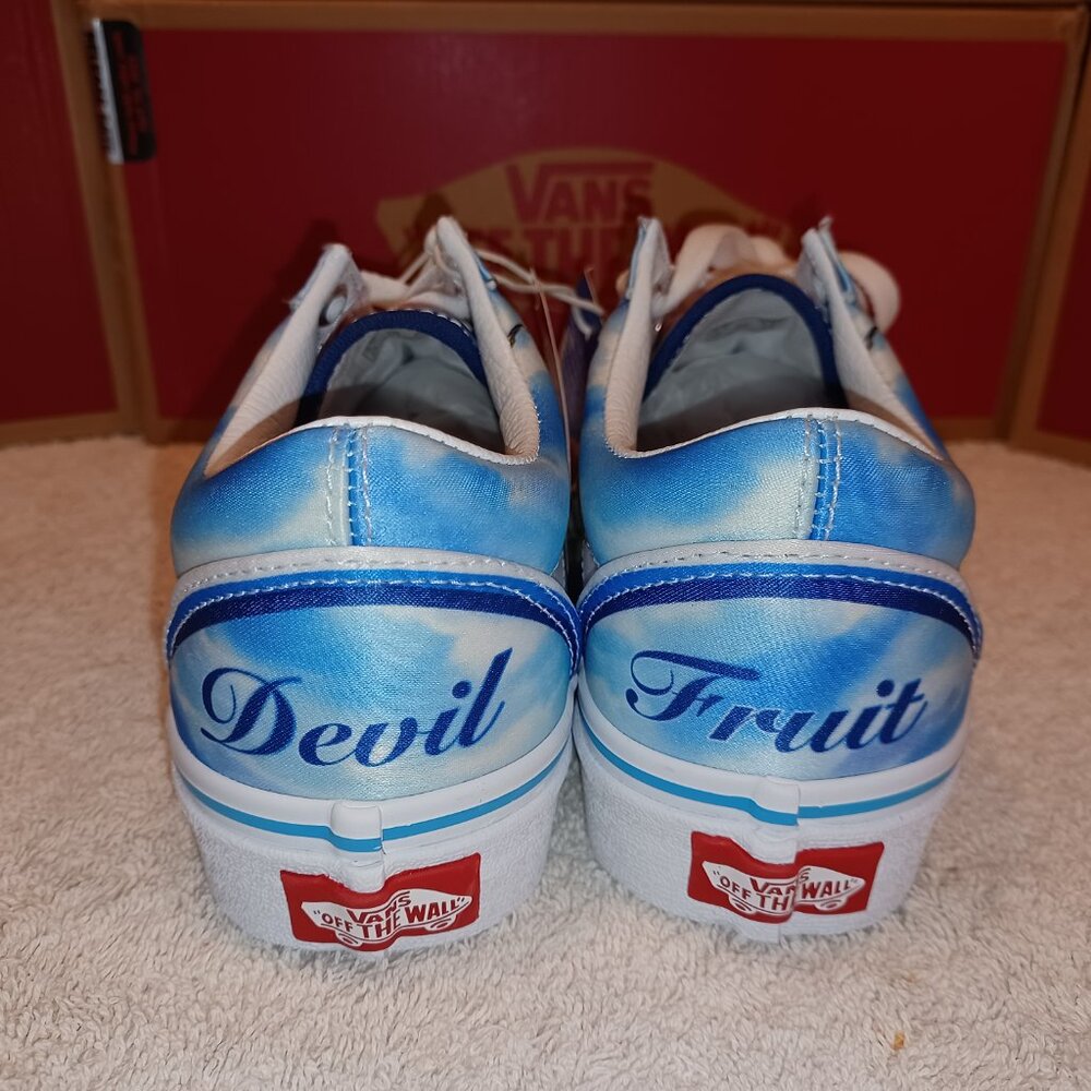 Vans Men's 3.5/Women's 5 One Piece x Old Skool 'Devil Fruit' VN0007NT7WM - Picture 12 of 13